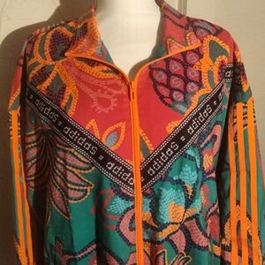 **SOLD**Adidas X FARM Rio Windbreaker Track Jacket Flower Mystery NEW